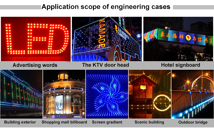 led pixel lights application